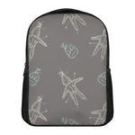 Cartoon Voodoo Doll Pattern Print Casual Backpack