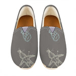 Cartoon Voodoo Doll Pattern Print Casual Shoes