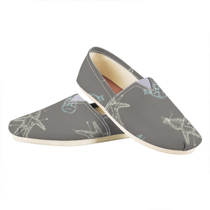 Cartoon Voodoo Doll Pattern Print Casual Shoes