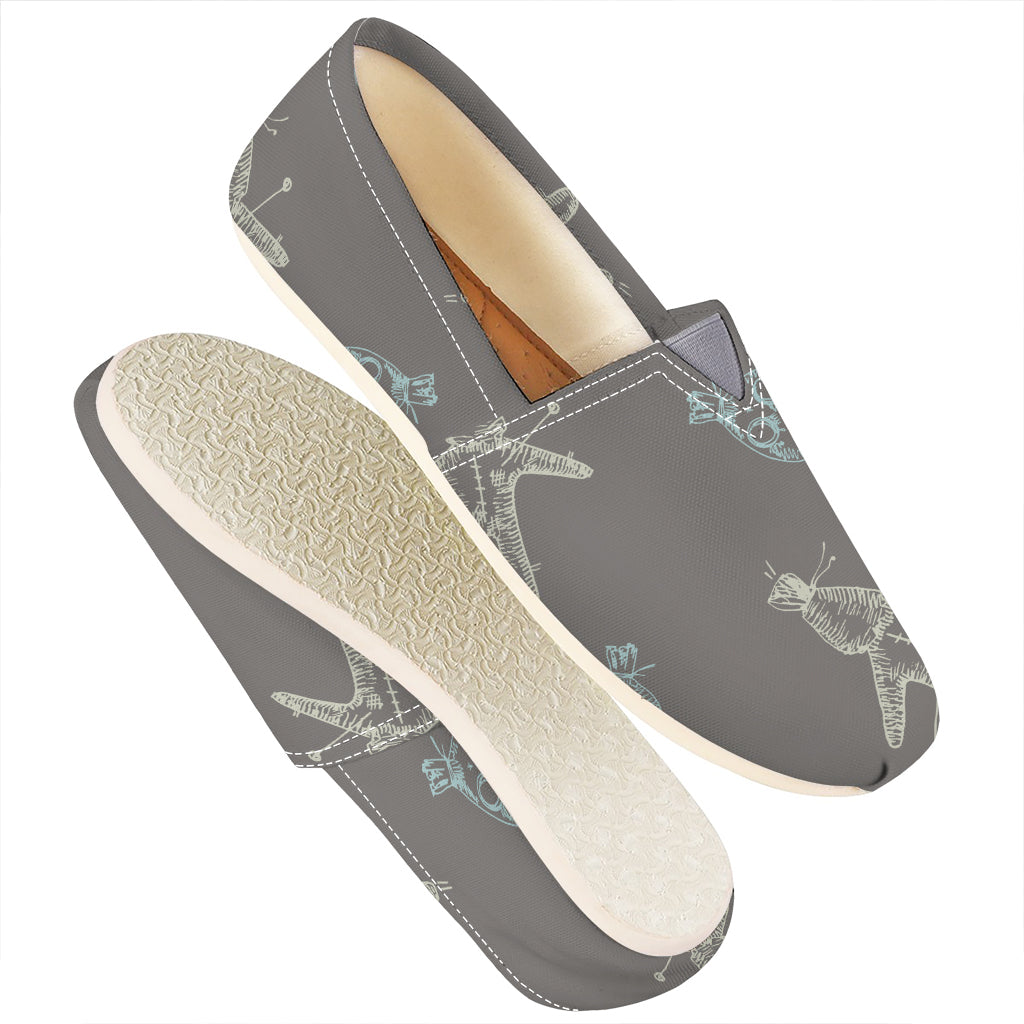 Cartoon Voodoo Doll Pattern Print Casual Shoes