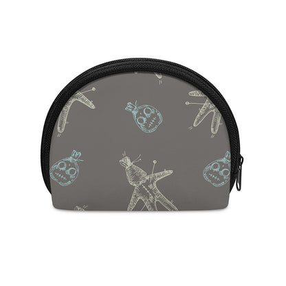 Cartoon Voodoo Doll Pattern Print Coin Purse