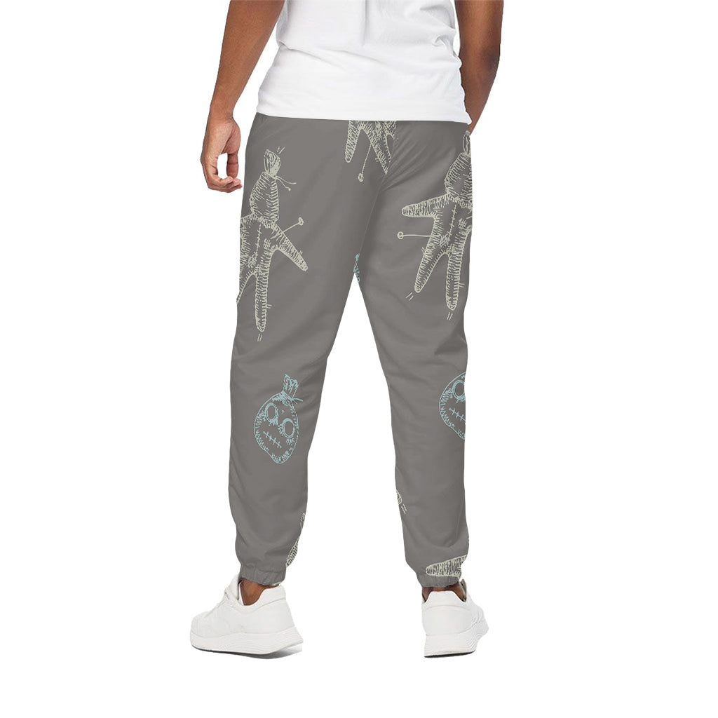 Cartoon Voodoo Doll Pattern Print Cotton Pants