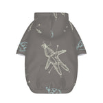 Cartoon Voodoo Doll Pattern Print Dog Zip Up Hoodie