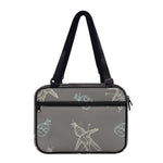 Cartoon Voodoo Doll Pattern Print Double Strap Bible Bag