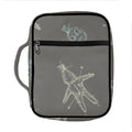Cartoon Voodoo Doll Pattern Print Front Pocket Bible Bag