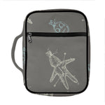Cartoon Voodoo Doll Pattern Print Front Pocket Bible Bag