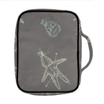 Cartoon Voodoo Doll Pattern Print Front Pocket Bible Bag