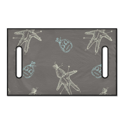 Cartoon Voodoo Doll Pattern Print Golf Cart Seat Cover