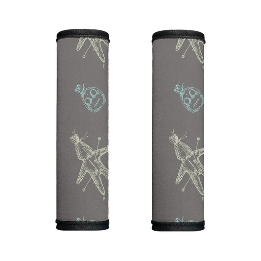 Cartoon Voodoo Doll Pattern Print Handle Covers