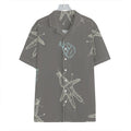 Cartoon Voodoo Doll Pattern Print Hawaiian Shirt