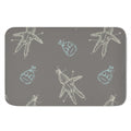 Cartoon Voodoo Doll Pattern Print Indoor Door Mat