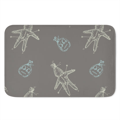 Cartoon Voodoo Doll Pattern Print Indoor Door Mat