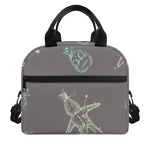 Cartoon Voodoo Doll Pattern Print Insulated Lunch Bag