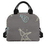 Cartoon Voodoo Doll Pattern Print Insulated Lunch Bag