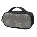 Cartoon Voodoo Doll Pattern Print Insulin Cooler Travel Case