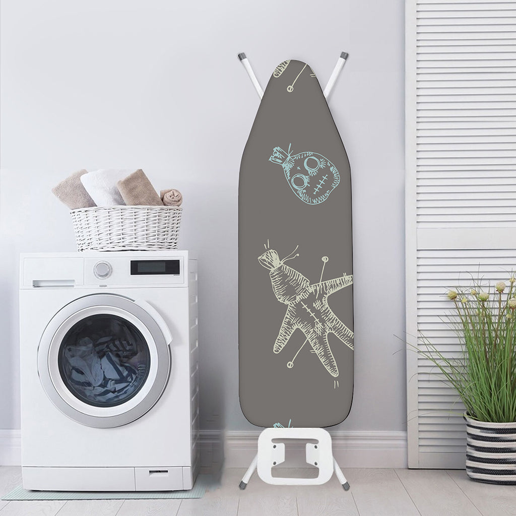 Cartoon Voodoo Doll Pattern Print Ironing Board Cover