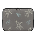 Cartoon Voodoo Doll Pattern Print Laptop Sleeve