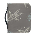 Cartoon Voodoo Doll Pattern Print Leather Bible Cover
