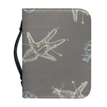 Cartoon Voodoo Doll Pattern Print Leather Bible Cover