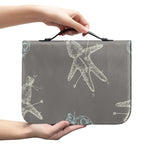 Cartoon Voodoo Doll Pattern Print Leather Bible Cover