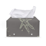 Cartoon Voodoo Doll Pattern Print Leather Tissue Box Cover