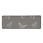 Cartoon Voodoo Doll Pattern Print Long Kitchen Mat