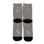 Cartoon Voodoo Doll Pattern Print Long Socks