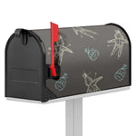Cartoon Voodoo Doll Pattern Print Mailbox Cover