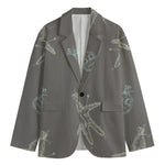 Cartoon Voodoo Doll Pattern Print Men's Blazer