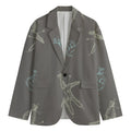 Cartoon Voodoo Doll Pattern Print Men's Cotton Blazer