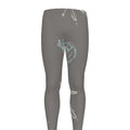 Cartoon Voodoo Doll Pattern Print Men's Leggings