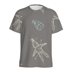 Cartoon Voodoo Doll Pattern Print Men's Sports T-Shirt
