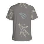 Cartoon Voodoo Doll Pattern Print Men's Sports T-Shirt