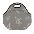 Cartoon Voodoo Doll Pattern Print Neoprene Lunch Bag