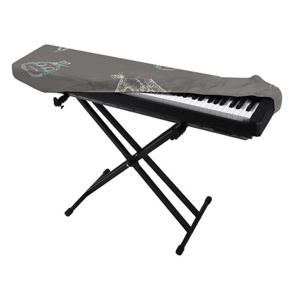 Cartoon Voodoo Doll Pattern Print Piano Keyboard Cover