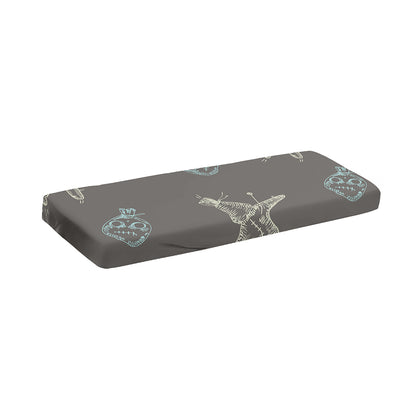 Cartoon Voodoo Doll Pattern Print Piano Keyboard Cover