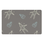 Cartoon Voodoo Doll Pattern Print Polyester Doormat