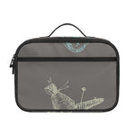 Cartoon Voodoo Doll Pattern Print Portable Lunch Bag