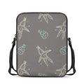 Cartoon Voodoo Doll Pattern Print Rectangular Crossbody Bag
