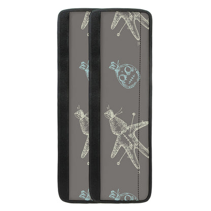 Cartoon Voodoo Doll Pattern Print Refrigerator Handle Covers