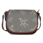 Cartoon Voodoo Doll Pattern Print Saddle Bag