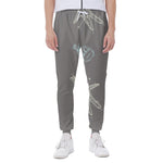 Cartoon Voodoo Doll Pattern Print Scuba Joggers