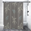 Cartoon Voodoo Doll Pattern Print Shower Curtain