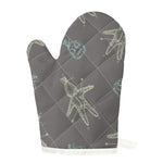 Cartoon Voodoo Doll Pattern Print Single Oven Mitt