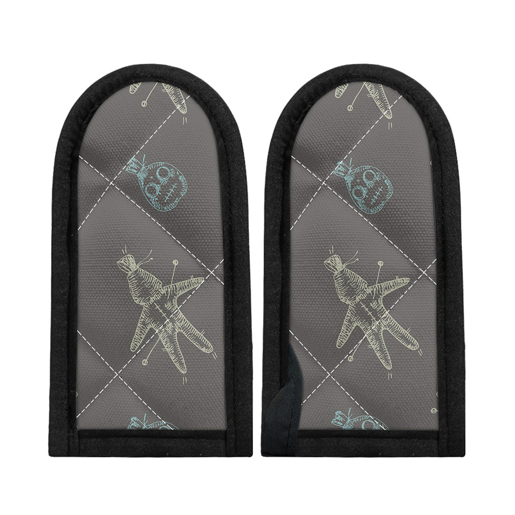 Cartoon Voodoo Doll Pattern Print Skillet Handle Cover