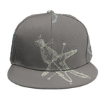 Cartoon Voodoo Doll Pattern Print Snapback Cap
