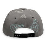 Cartoon Voodoo Doll Pattern Print Snapback Cap
