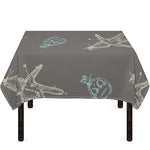 Cartoon Voodoo Doll Pattern Print Tablecloth
