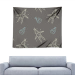 Cartoon Voodoo Doll Pattern Print Tapestry