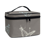 Cartoon Voodoo Doll Pattern Print Travel Makeup Bag